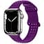Ремінець силіконовий Hoco iWatch WA08 honeycomb 38/40/41 mm dark фіолетовий - мініатюра 1