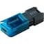 USB флеш-накопитель Kingston DataTraveler 80 M 64GB USB-C 3.2 Gen 1 Blue/Black (DT80M/64GB) [91624] - миниатюра 4
