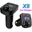 Автомобільний модулятор трансмітер Ugreen X8 Bluetooth A2DP/V4.2+EDR MP3 плеєр USB заряджання - мініатюра 6