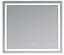 Дзеркало Qtap Mideya (MI2) прямокутне з LED-підсвічуванням Touch QT2078NCF807048476 - мініатюра 2