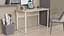 Компьютерный стол Ferrum-decor Коди 75x120x60 белый ДСП Дуб Артизан 16мм (FRD-101194) - миниатюра 1
