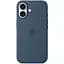 Силіконовий чохол CasePro Silicone Case with MagSafe Denim для iPhone 16 - мініатюра 4