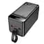 Портативна батарея - зовнішній АКБ Hoco J123D 90000mAh Element power bank with digital display чорний - мініатюра 2