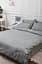 Підковдра Moon&Star Satin Stripe Stripe Gray Полуторна Євро 160x220 см - мініатюра 1