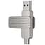 Флеш-накопитель WIWU WI-FD003 Infinite 2in1 Type-C USB 3.2 - 512GB Silver - миниатюра 3