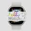 Умные часы Smart Watch Hello Watch 3 Full HD AMOLED 49 мм Белый - миниатюра 2