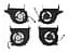 Ноутбук для ноутбука HP Envy 14 HP ENVY, 14-1214tx, HP ENVY 14-2002tx, 5V 0.35A 3-pin безщітковий (правий + лівий) - мініатюра 1