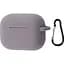 Чохол Silicone Case + Carbine для Apple AirPods Pro 2 Lavender Gray [74311] - мініатюра 1