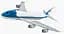 Конструктор Самолет Boeing 747 Air Force One COBI 26610 - миниатюра 2