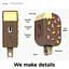 Чохол Elago Ice Cream Case Dark Brown for AirPods Pro 2nd Gen (EAPP2-ICE-DBR) - мініатюра 2