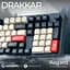 Клавиатура GamePro Asgard Drakkar Keychron Super Red Switch Wireless/Bluetooth/USB Blue беспроводная (MK305BL) - миниатюра 10