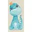 Картина за номерами "Cute dino" 15112-AC 40х80 см - мініатюра 1