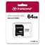 Карта памяти Transcend microSDXC 300S 64 GB UHS-I + SD Adapter (TS64GUSD300S-A) [34120] - миниатюра 3