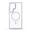 Чехол Samsung Galaxy S24 Ultra 5G (SM-S928), Unit MagSafe, фиолетовый, прозрачный, магсейф, противоударный, магнитный, панель-накладка с поддержкой MagSafe, с поддержкой беспроводной зарядки, TPU+PC, защита всего корпуса, ударопрочный - мініатюра 1