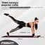 Коврик для йоги и фитнеса Flex Pro с красным кантом EasyFit fit0025101 - миниатюра 3
