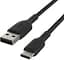 Кабель Belkin USB-A > USB-C заряджання/синхронізації 2м, 15Вт, Type-C, плетений, чорний teh0013736 - мініатюра 4