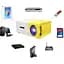 Портативний мініпроєктор Panoplus YG-300 Protech LED Projector Full HD з динаміком та USB Sony біло-жовтий (YG-300_1442) - мініатюра 3
