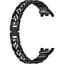 Ремешок DK CDK для Xiaomi Mi Smart Band 10 Metal Band Fitlink Diamond (016444) (black) - миниатюра 2