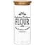 Банка для зберігання Galleryglass Flour скляна з бамбуковою кришкою 1 л (85006093) - мініатюра 1