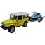 Джип Із Причепом Автопром Ap7465 Масштаб 1:50 Yellow - мініатюра 1