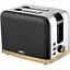 Тостер Ardesto T-F420BWD, Black, 800W, 2 тости, 2 відділення, 7 режимів підсмажування, розморожування - мініатюра 1