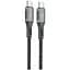 Кабель Intaleo CBGPD100WTT2 Type-C to Type-C 2м 100W Grey - мініатюра 1