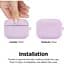 Чохол Elago Silicone Hang Case Lavender for AirPods Pro 2nd Gen лавандовий (EAPP2CSC-ORHA-LV) - мініатюра 2