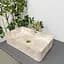 Умивальник VBI Arabba M beige stone matt накладний VBI-013504 - мініатюра 3