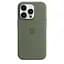 Силіконовий чохол CasePro Silicone Case з MagSafe Olive для iPhone 14 Pro - мініатюра 3