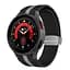 Ремінець для Samsung Galaxy Watch 4 44mm - чорно-сірий ширина кріплення 20мм силікон Watchbands Cls-way (W27-7WB10289017) - мініатюра 2