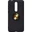 Чохол-накладка Toto Car Magnetic Ring TPU Case Nokia 3.1 Plus Black/Gold - мініатюра 1