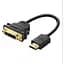 Кабель Ugreen HDMI Male to DVI 0.15 м Female Adapter Cable (20136) - мініатюра 1