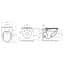 Унитаз подвесной Roca Ossa Hebe Rimless A34H136000 с сидением Soft Close, Белый - миниатюра 2