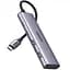 Концентратор Ugreen USB-C to 2xUSB 3.0 + 2xUSB-C CM473 gray (15395) - мініатюра 1