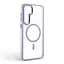 Чехол Samsung Galaxy S24 Plus 5G (SM-S926), Unit MagSafe, фиолетовый, прозрачный, магсейф, противоударный, магнитный, панель-накладка с поддержкой MagSafe, с поддержкой беспроводной зарядки, TPU+PC, защита всего корпуса, ударопрочный - мініатюра 2