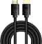 Кабель Baseus High Definition Series HDMI 8K to HDMI 8K Adapter Cable 3m CAKGQ-L01 Black - мініатюра 1