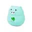 Детская игрушка-антистресс Свинка MS 3950(Turquoise) с мукой, 8 см - миниатюра 1