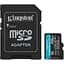 Карта пам'яті Kingston microSDXC 256GB UHS-I U3 V30 + SD-адаптер (SDCG4/256GB) - мініатюра 1