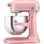 Планетарный миксер KitchenAid Artisan с подъемной чашей 6.6 л сухая роза (5KSM70SHXEDR) - миниатюра 2