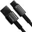 Кабель Baseus Tungsten Gold USB-A to USB-C 1m Black (CAWJ000001) [106122] - мініатюра 2