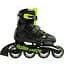 Ролики Rollerblade Microblade 2023 28-32 Black/Green (1012-07221900-T83-28-32) - мініатюра 1