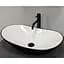 Умивальник VBI Turin black white накладний VBI-011513, Чорний матовий - мініатюра 1