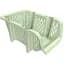 Органайзер Qutu Q-shelf Green, салатовий, 14х39х30 см (Q-SHELF б/к GREEN) - мініатюра 1