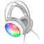 Наушники накладные Borofone BO108 игровые с микрофоном и LED подсветкой Jack 3.5, 2м, white - миниатюра 1