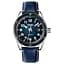 Skmei 9232LSIBU Silver-Blue-Leather Strap - мініатюра 1