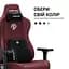 Крісло ігрове Anda Seat Kaiser 3E XL Maroon PVC (AD23YC-XL-09-A-PV/C-A01) - мініатюра 8