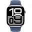 Смарт-часы Apple Watch Series 10 GPS 46mm Silver Aluminum Case with Denim Sport Band M/L (MWWM3) [114975] - миниатюра 2