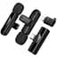 Мікрофон Hoco L20A Fair dual-mic wireless microphone iP/Type-C чорний - мініатюра 1