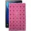 Чехол StatusCASE из экокожи для планшета Samsung Galaxy Tab A6 (T580) Розовый ромб - миниатюра 1
