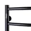 Рушникосушарка UNIO LD W 700-500-7 BLK Драбинка Дуга чорна (21614) - мініатюра 4